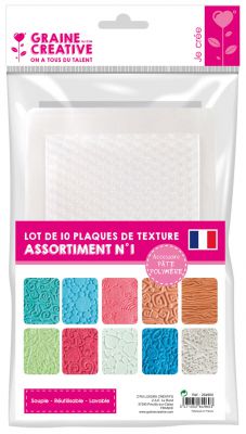 10 PLAQUES DE TEXTURES LOT N�1