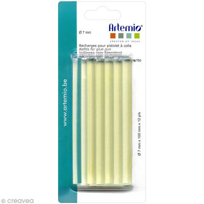 12 RECHARGES MINI PISTOLET COLLE ARTEMIO