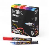 16 MARQUEURS ACRYLIQUE LIQUITEX 2MM EXPRESSION