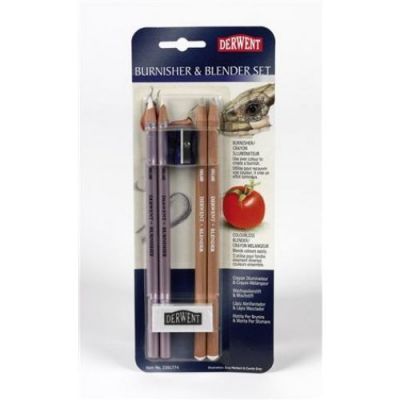 2 CRAYONS ILLUMINATEURS + 2 BLENDER DERWENT