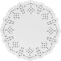 20 NAPPERONS EN PAPIER ROND 14,5 x 15,6 CM