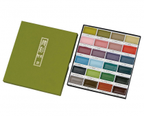 24 GODETS AQUARELLE GANSAÏ TEINTES ART DECO