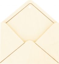 3 MINIS ENVELOPPES BOIS A SUSPENDRE