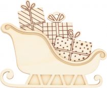 3 SILHOUETTE PERE NOEL SANTA BABY