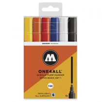  6 MARQUEURS MOLOTOW 4mm SET 1