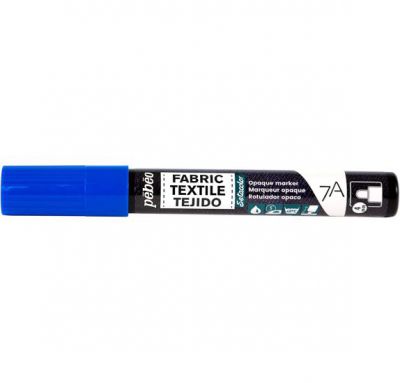 7A MARQUEUR OPAQUE BLEU POINTE RONDE 4MM
