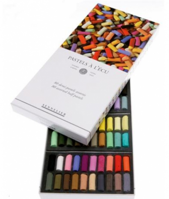 Coffret 80 1:2 pastels � l\'�cu - Sennelier