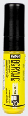 ACRYLIC MARKER PEBEO POINTE 5-15MM JAUNE FLUO