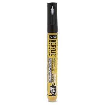 ACRYLIC MARKER PEBEO POINTE RONDE 0.7MM  JAUNE FONC�