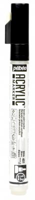ACRYLIC MARKER PEBEO POINTE RONDE 1.2MM BLANC