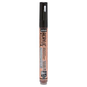 ACRYLIC MARKER PEBEO POINTE RONDE 1.2MM CUIVRE PRECIEUX PAILLETTE