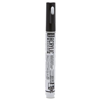 ACRYLIC MARKER PEBEO POINTE RONDE 4MM BLANC