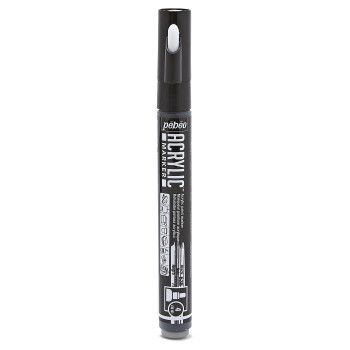 ACRYLIC MARKER PEBEO POINTE RONDE 4MM NOIR