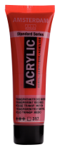 ACRYLIQUE AMSTERDAM 20ML ROUGE TRANSPARENT MOYEN