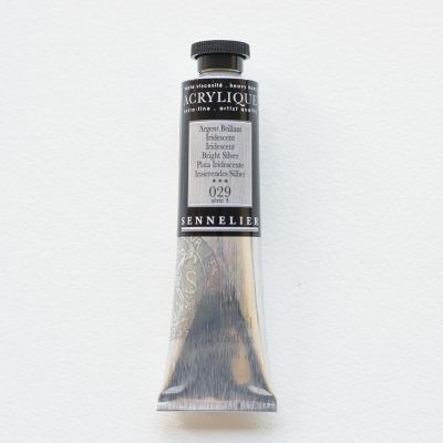 ACRYLIQUE EXTRA-FINE SENNELIER ARGENT BRILLANT IRIDESCENT S4