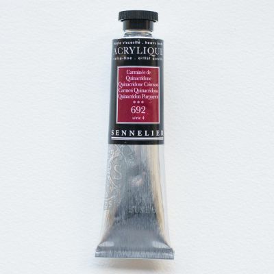 ACRYLIQUE EXTRA-FINE SENNELIER CARMINEE DE QUINACRIDONE S4