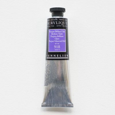 ACRYLIQUE EXTRA-FINE SENNELIER POURPRE BRILLANT CLAIR S4