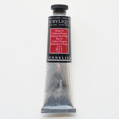 ACRYLIQUE EXTRA-FINE SENNELIER ROUGE DE CADMIUM POURPRE S6 