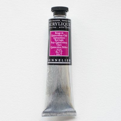 ACRYLIQUE EXTRA-FINE SENNELIER ROUGE QUINACRIDONE CLAIR S4