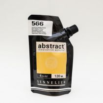 ACRYLIQUE FINE ABSTRACT 120ML JAUNE DE NAPLES FONCE