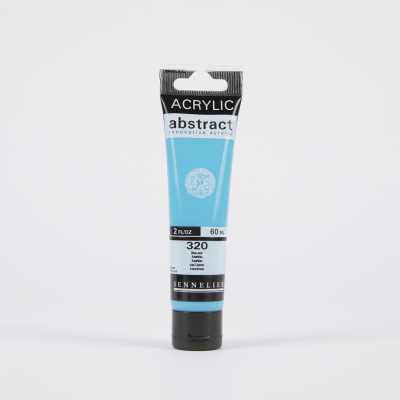 ACRYLIQUE FINE ABSTRACT BLEU AZUR