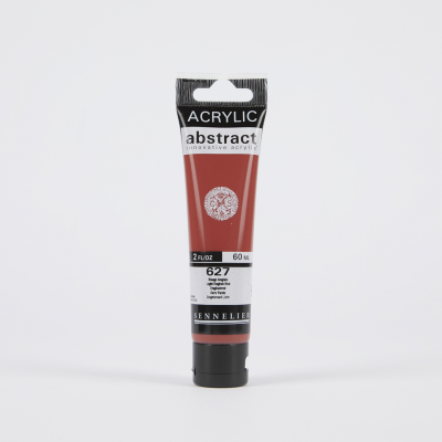 ACRYLIQUE FINE ABSTRACT ROUGE ANGLAIS