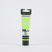 ACRYLIQUE FINE ABSTRACT VERT JAUNE