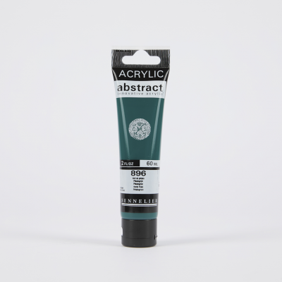 ACRYLIQUE FINE ABSTRACT VERT PHTALO