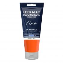 ACRYLIQUE FINE LEFRANC-BOURGEOIS ORANGE POP FLUO 80ml