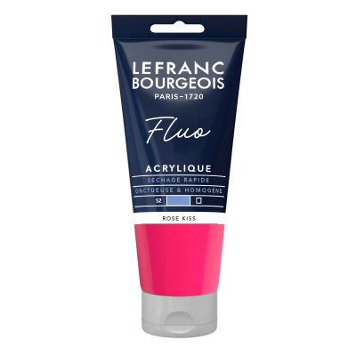 ACRYLIQUE FINE LEFRANC-BOURGEOIS ROSE KISS FLUO 80ml