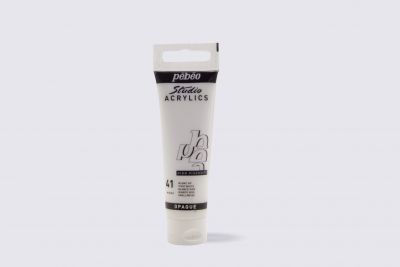 ACRYLIQUE FINE STUDIO ACRYLICS PEBEO 30 ML BLANC VIF
