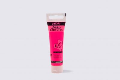 ACRYLIQUE FINE STUDIO ACRYLICS PEBEO 30 ML ROSE FLUORESCENT