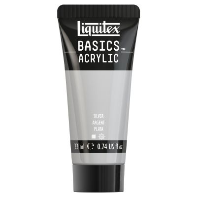 ACRYLIQUE LIQUITEX BASICS ARGENT