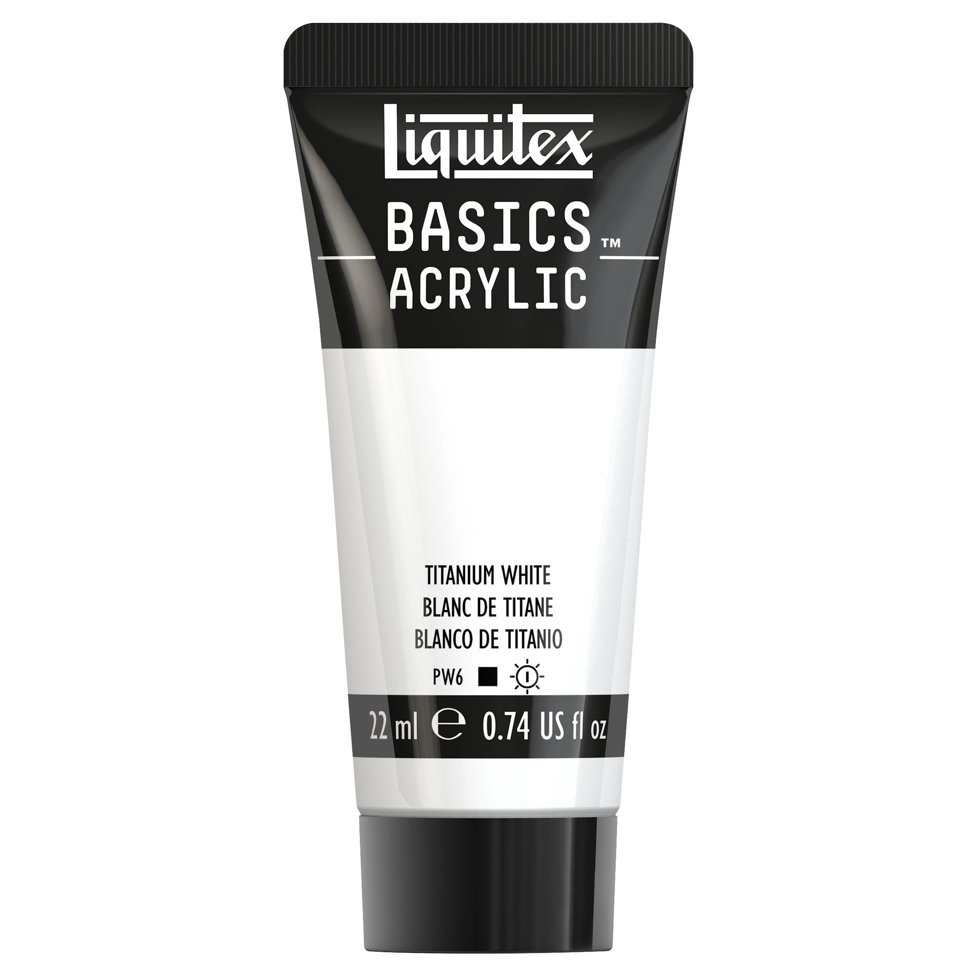 Acrylique Basics 946ml blanc de titane - Acrylique étude - Peinture  Acrylique