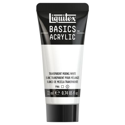 ACRYLIQUE LIQUITEX BASICS BLANC TRANSPARENT POUR MELANGE