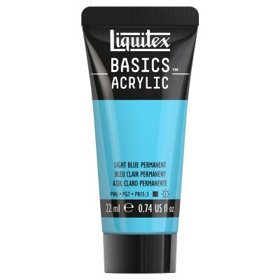 ACRYLIQUE LIQUITEX BASICS BLEU CLAIR PERMANENT