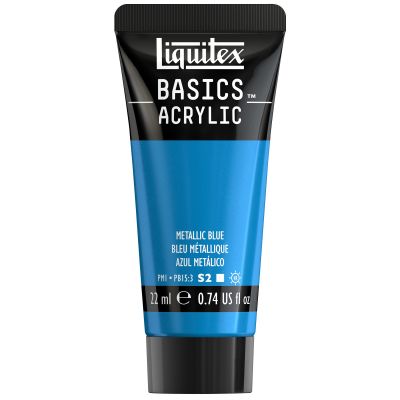 ACRYLIQUE LIQUITEX BASICS BLEU METALLIQUE