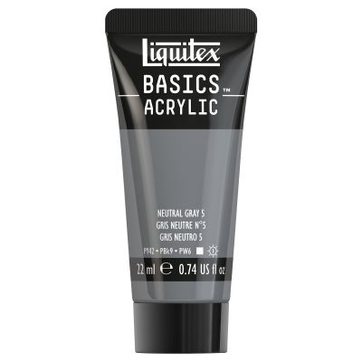 ACRYLIQUE LIQUITEX BASICS GRIS NEUTRE N�5