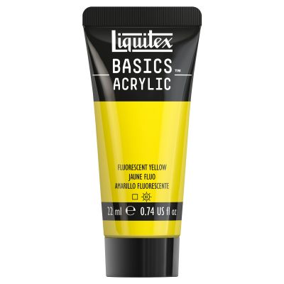ACRYLIQUE LIQUITEX BASICS JAUNE FLUO