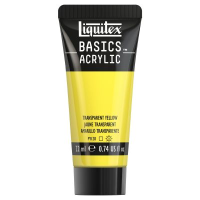 ACRYLIQUE LIQUITEX BASICS JAUNE TRANSPARENT