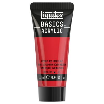 ACRYLIQUE LIQUITEX BASICS ROUGE DE CADMIUM MOYEN IMITATION