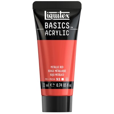 ACRYLIQUE LIQUITEX BASICS ROUGE METALLIQUE