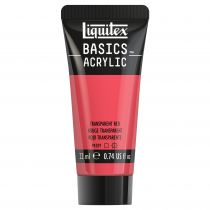 ACRYLIQUE LIQUITEX BASICS ROUGE TRANSPARENT