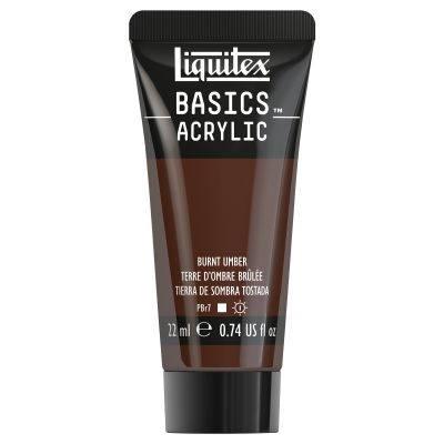 ACRYLIQUE LIQUITEX BASICS TERRE D\'OMBRE BRULEE