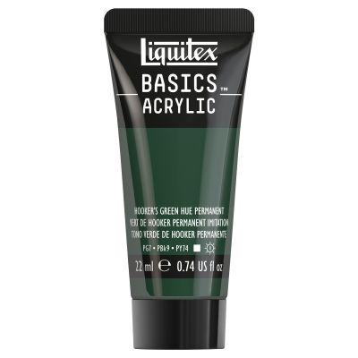 ACRYLIQUE LIQUITEX BASICS VERT DE HOOKER PERMANENT IMITATION