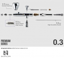 Aérographe Mobius GHPM Premium Series 0,3 mm