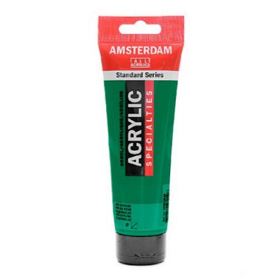 AMSTERDAM 120ML VERT PERMANENT FONCE