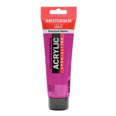 AMSTERDAM 120ML VIOLET ROUGE PERMANENT CLAIR