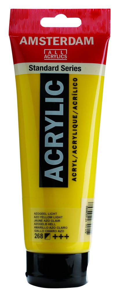 AMSTERDAM Peinture acrylique 120ml 17092682 azo jaune claire 268