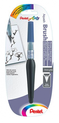 AQUA BRUSH PENTEL ENCRE GRISE